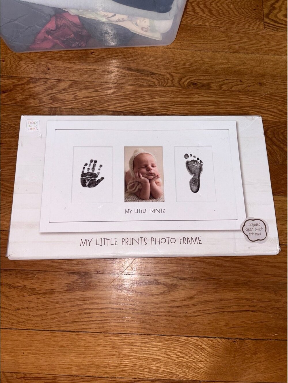 HapNest My Little Prints Baby Photo Frame Handprint Footprint Kit NEW